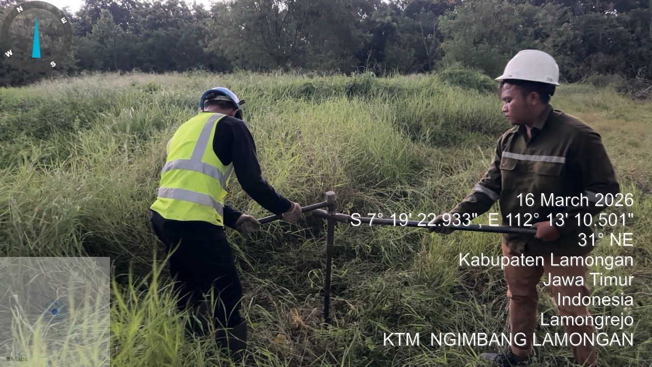 Dokumentasi proyek soil test PT Dirsha Cipta Karya